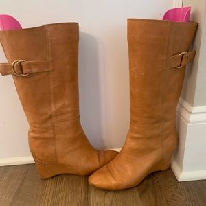 Loeffler Randall tan boots